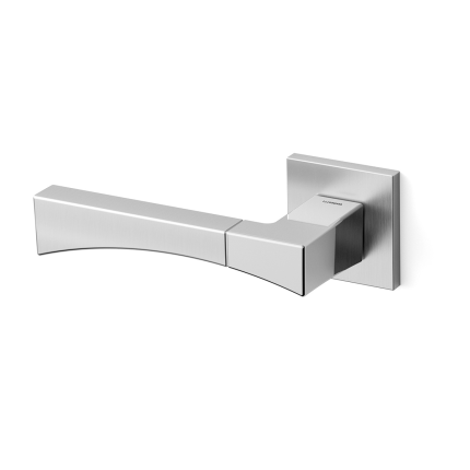 Deurkruk op rozet Life 1171 chrome/satinchrome 50x50mm - linkswijzend
