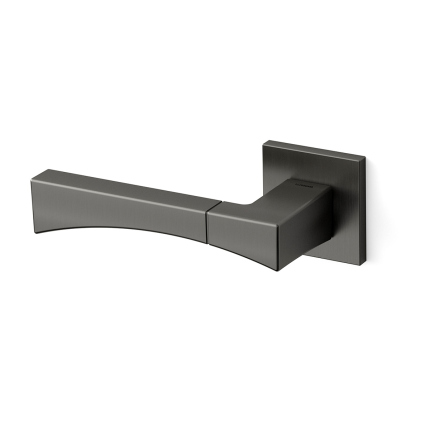 Deurkruk op rozet Life 1171 grafiet 50x50mm - linkswijzend