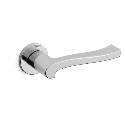 Deurkruk op rozet Ola 1071 chrome 51x6mm - rechtswijzend