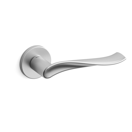 Deurkruk op rozet Spin 731 satinchrome 51x6mm