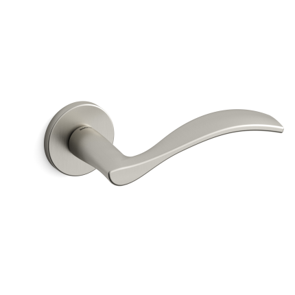 Deurkruk op rozet Zen 711 mat nikkel 51x6mm - linkswijzend