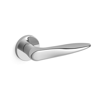 Deurkruk op rozet Zoe 381 chrome 51x6mm