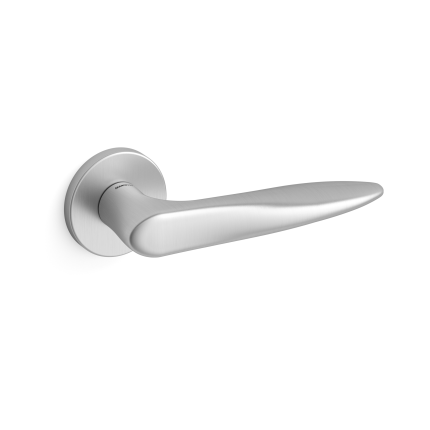 Deurkruk op rozet Zoe 381 satinchrome 51x6mm
