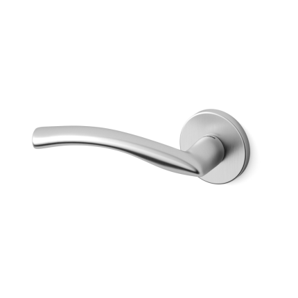 Deurkruk op rozet Zoom 351 satinchrome 51x6mm - linkswijzend