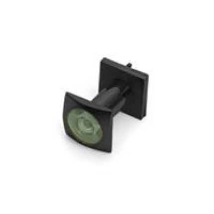 Deurspion vierkant 200° 40-65mm zwart