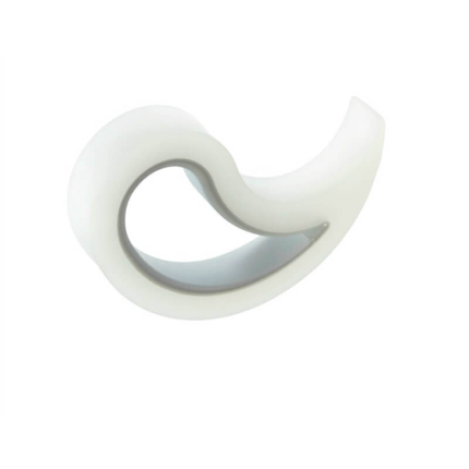 Deurstopper Stoppy transparant, 10x8x2 cm