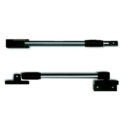 Dulimex DX telescopische raamuitzetter, zwart-RVS finish