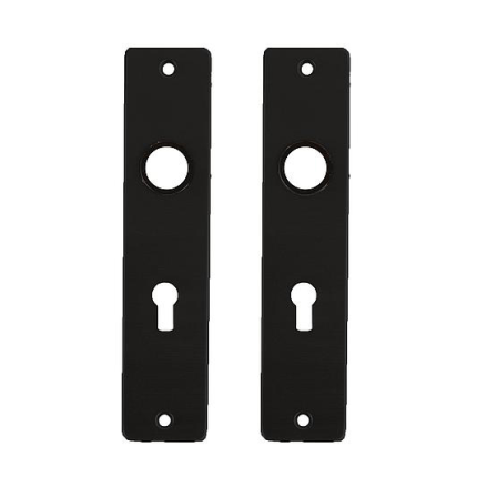 Dulimex kortschild 180x41x6,5 mm D&N slot PC55 zwart
