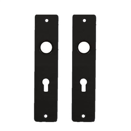 Dulimex kortschild 180x41x6,5 mm D&N slot PC72 BE zwart