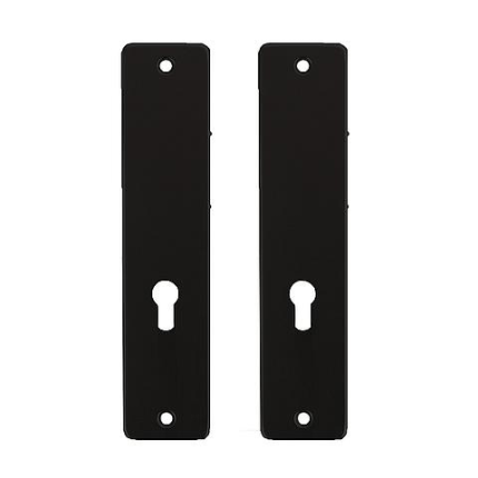 Dulimex kortschild 180x41x6,5 mm zonder krukgat zwart