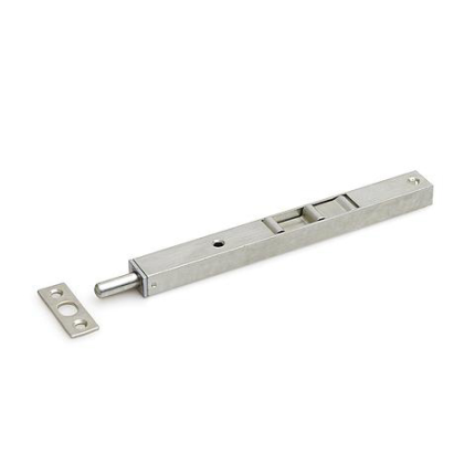 Dulimex pijpkantschuif staal, 17 mm breed, recht verzinkt