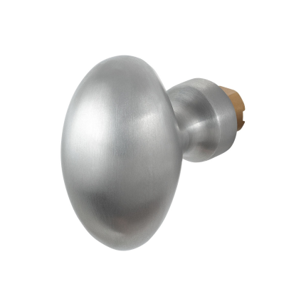 Ei-knop GPF9851.09 RVS t.b.v. veiligheidsschilden vast