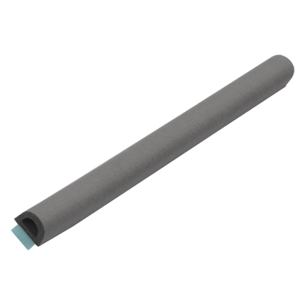 Ellen tochtband D-profiel 8 x 6 mm x 7.5 m zwart