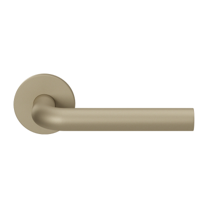 GPF100VRA4 Champagne blend L-model 19mm deurkruk op rozet 53x6mm rechtswijzend