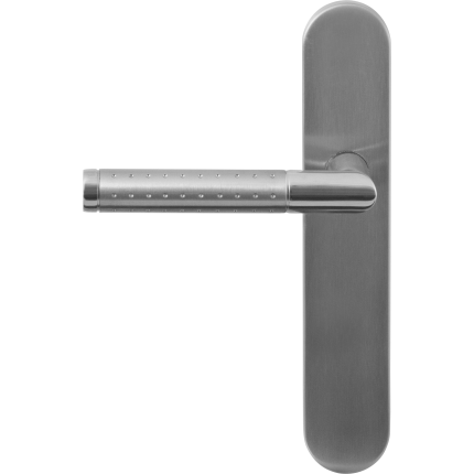 GPF1055.20L Haka duo deurkruk op langschild PC55 linkswijzend