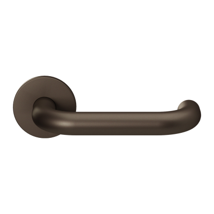 GPF105VRA1 Dark blend U-model 19mm deurkruk op rozet 53x6mm rechtswijzend