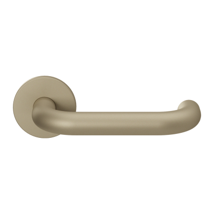 GPF105VRA4 Champagne blend U-model 19mm deurkruk op rozet 53x6mm rechtswijzend