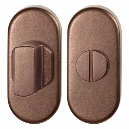 GPF1104.A2.0910 toiletgarnituur 70x32 mm stift 8 mm Bronze blend