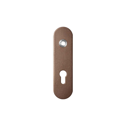 GPF1110.A2L kortschild afgerond PC72 linksdraaiend Bronze blend