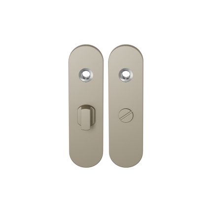 GPF1110.A4 kortschild afgerond WC55/8 grote knop Champagne blend
