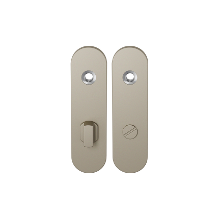 GPF1110.A4 kortschild afgerond WC72/8 grote knop Champagne blend