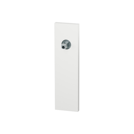 GPF1115.62.401 kortschild rechthoekig BB56 wit met vastgelaste knopvastzetter