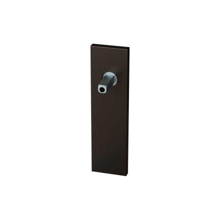 GPF1115.A1.411 kortschild rechthoekig BB72 Dark blend met vastgelaste knopvastzetter