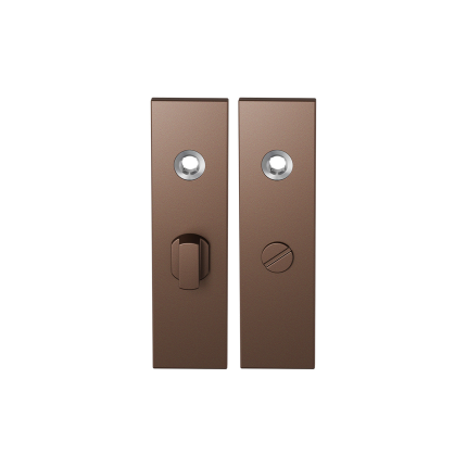 GPF1115.A2 kortschild rechthoekig WC57/5 grote knop Bronze blend