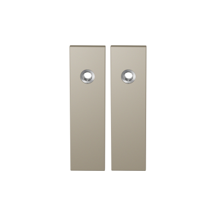 GPF1115.A4 kortschild rechthoekig blind Champagne blend