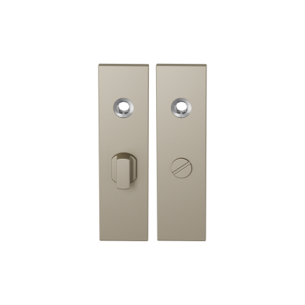 GPF1115.A4 kortschild rechthoekig WC57/5 grote knop Champagne blend