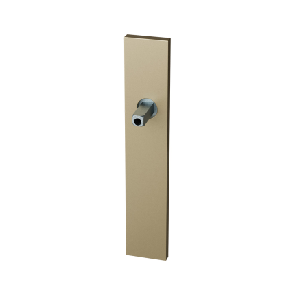 GPF1125.A4.411 langschild rechthoekig BB72 Champagne blend met vastgelaste knopvastzetter