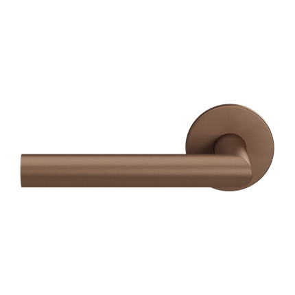 GPF115VRA2 Bronze Blend L-haaks model 19mm deurkruk op rozet 53x6mm linkswijzend