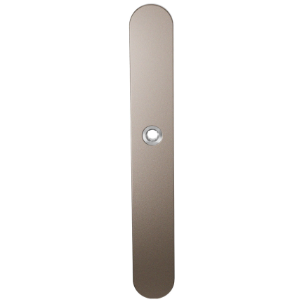 GPF1170.A3R langschild afgerond blind rechtsdraaiend Mocca blend