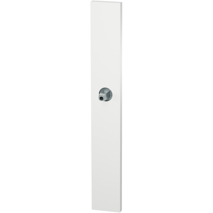GPF1175.62.411 langschild XL rechthoekig BB72 wit met vastgelaste knopvastzetter