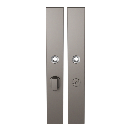 GPF1175.A3 langschild rechthoekig WC55/8 grote knop Mocca blend