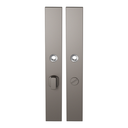 GPF1175.A3 langschild rechthoekig WC57/5 grote knop Mocca blend