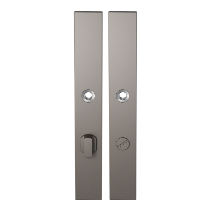 GPF1175.A3 langschild rechthoekig WC72/8 grote knop Mocca blend