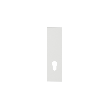 GPF1215.62L/R kortschild rechthoekig PC72 zonder krukgat links-/ rechtsdraaiend wit