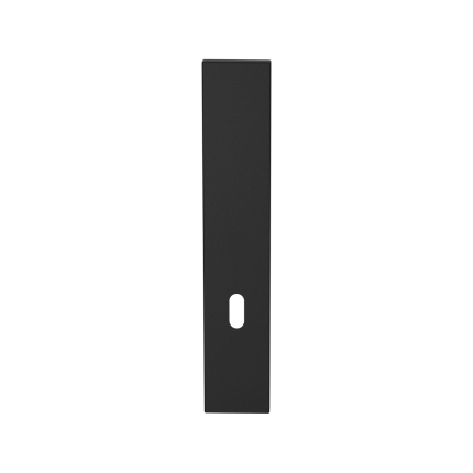 GPF1225.61L/R langschild rechthoekig BB72 zonder krukgat links-/ rechtsdraaiend zwart