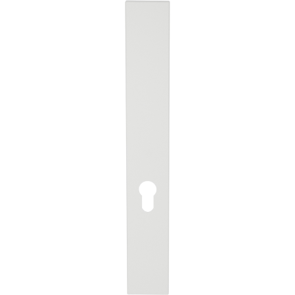 GPF1275.62L/R langschild XL rechthoekig PC55 zonder krukgat links-/ rechtsdraaiend wit