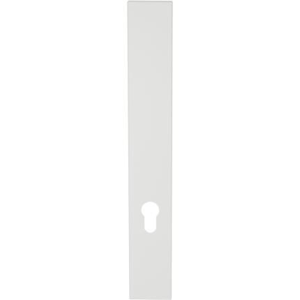 GPF1275.62L/R langschild XL rechthoekig PC72 zonder krukgat links-/ rechtsdraaiend wit