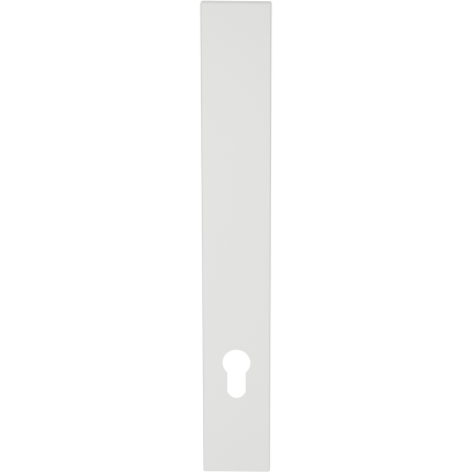 GPF1275.62L/R langschild XL rechthoekig PC92 zonder krukgat links-/ rechtsdraaiend wit