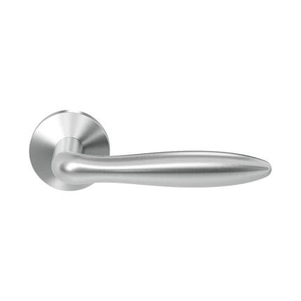 GPF1314.09.00 Rangi deurkruk op ronde rozet RVS, 50x8mm