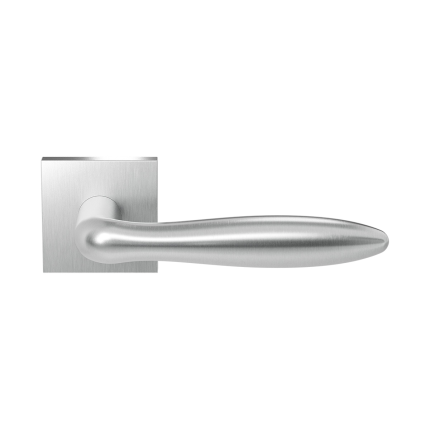 GPF1314.09.02 Rangi deurkruk op vierkante rozet RVS, 50x8mm