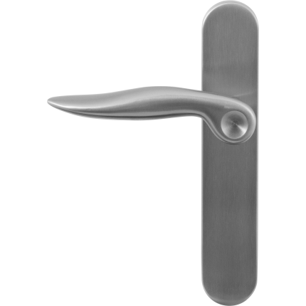 GPF1330.20L Kare deurkruk op langschild blind linkswijzend