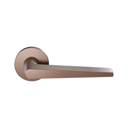GPF2060.A2.00 Piko deurkruk op ronde rozet Bronze blend, 50x8mm