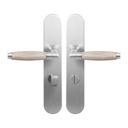 GPF4042.20 Ika deurkruk op langschild WC63/8 normale knop