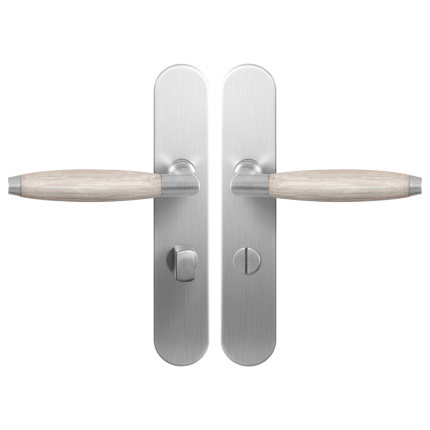 GPF4043.20 Ika XL deurkruk op langschild WC63/8 normale knop