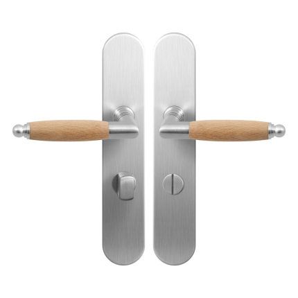 GPF4140.20 Ika deurkruk op langschild WC63/8 normale knop