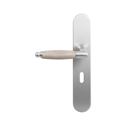 GPF4142.20L Ika deurkruk op langschild BB56 linkswijzend